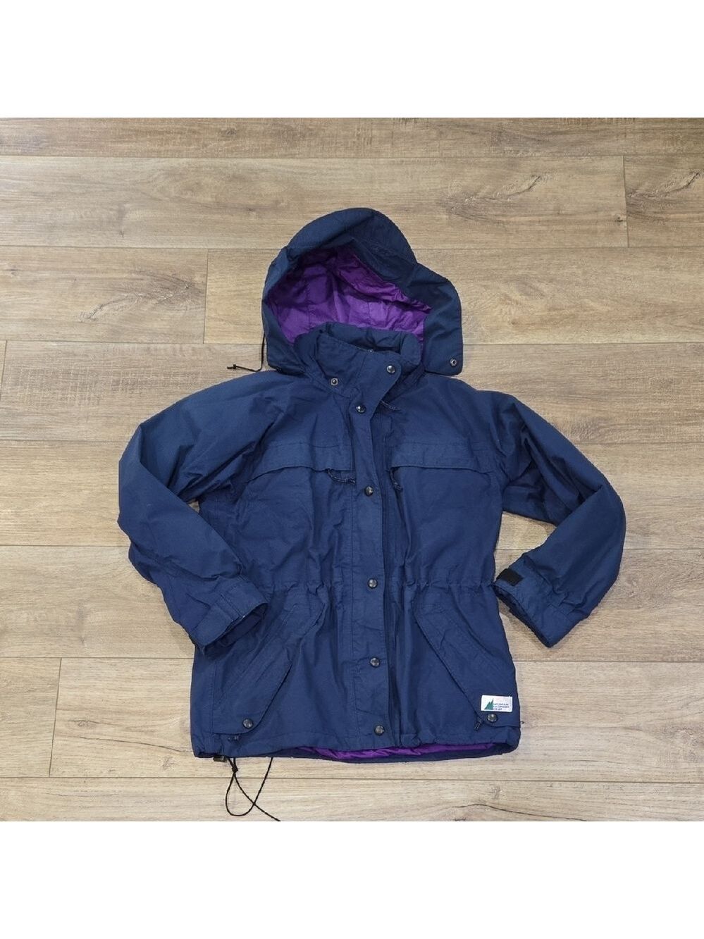 Retro 90's Women's MEC Navy Hooded Anorak Gorpcore Jacket